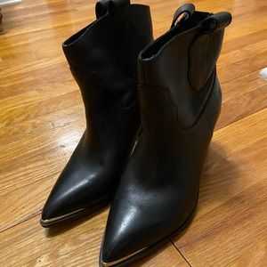 Steve Madden Black Booties